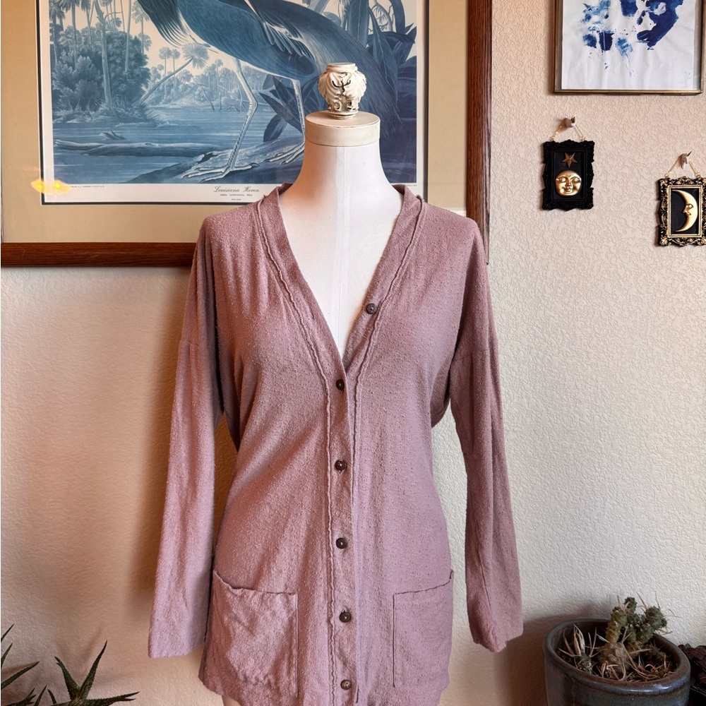 Free People Beach Button Down Cardigan